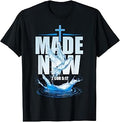 Made Water Dove Baptism Bible Verse Christian Jesus Baptized T-Shirt