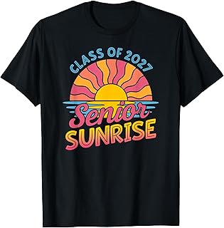 Senior Sunrise Class of 2027 Graduation T-Shirt