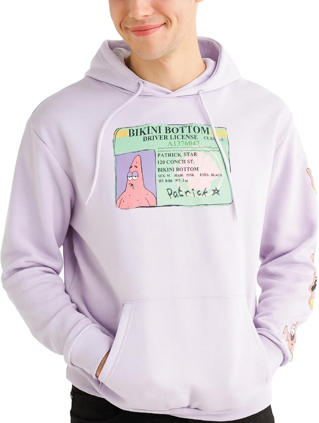 Mens Hoodies - SpongeBob and Patrick Unisex Fleece Graphic Hoodies - Casual Sweatshirts for Men & Women (XS-XL)