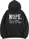 Women's Slogan Letter Print Long Sleeve Hooded Sweatshirt Pullover Hoodie Tops