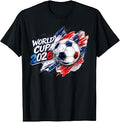 Soccer - World Cup WM 2026, Blue/red T-Shirt