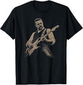 Teddy Roosevelt Playing Guitar Patriotic American Rock Music T-Shirt