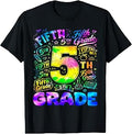Tie Dye 5th Grade Back to School Fifth Grade Teachers Kids T-Shirt