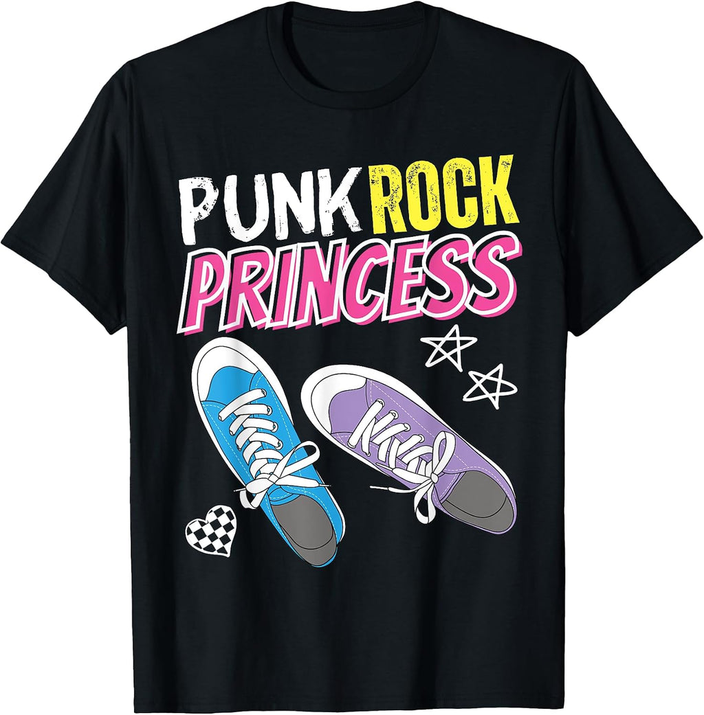 Punk Rock Princess for Girls who Love Punkrock Music & Bands T-Shirt