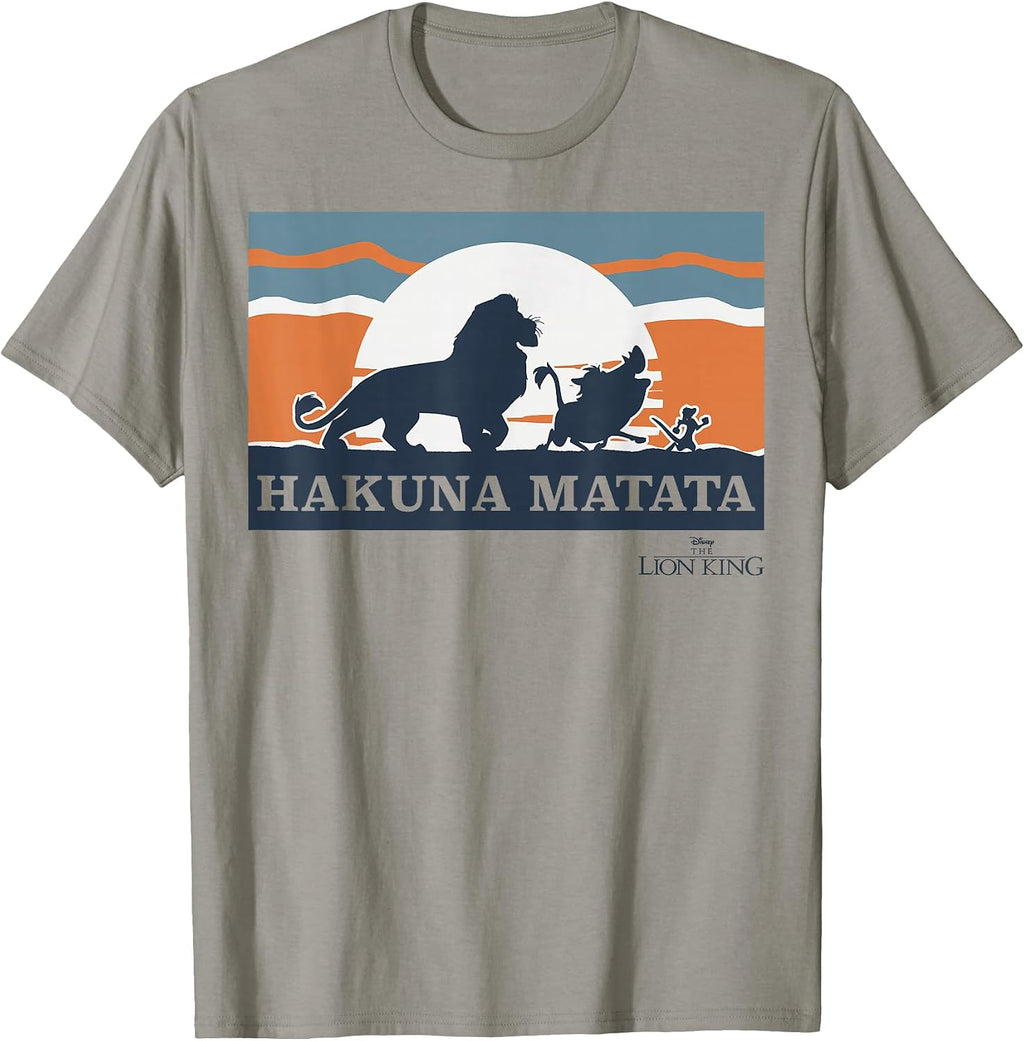Lion King Retro Hakuna Matata Trio Silhouette T-Shirt