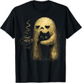 Meh Ghost Cat Spooky Black Cat Funny Halloween Coffee Lover T-Shirt