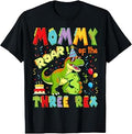 Mommy of The Three Rex 3Rd Birthday Boy Dinosaur T-Rex T-Shirt