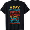 Funny Gamer Saying Graphic Tee Men Boys Teens Video Gaming T-Shirt