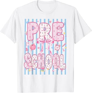 Preschool Coquette First Day of School 1st Day Girl T-Shirt