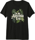 in My Alocasia Era Tropical Foliage Premium Tri-Blend T-Shirt
