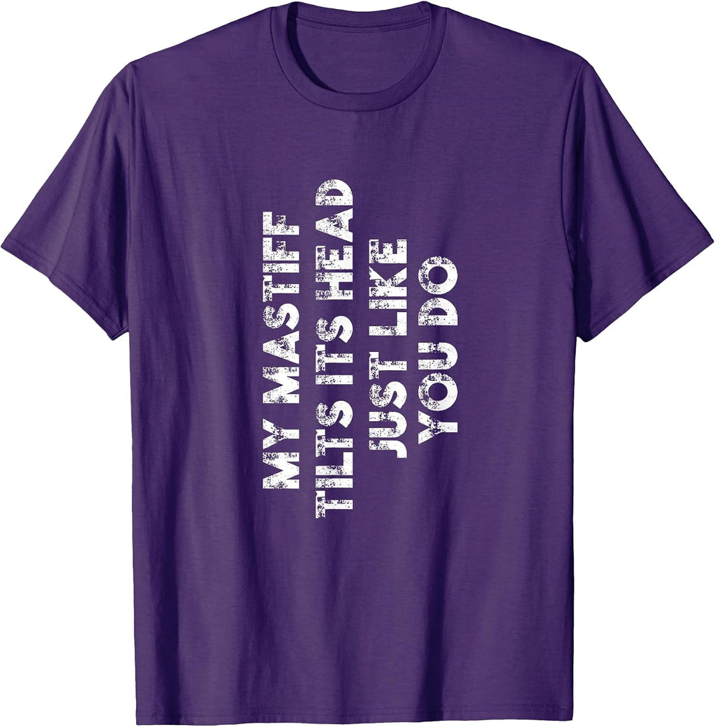 Mastiff Mom Dad Funny Dog Lover Gift Women Men Kids T-Shirt
