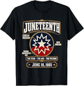 Juneteenth Flag Red White Blue Meaning Black Freedom Day Men T-Shirt