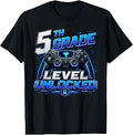 5th Grade Gamer Back to School First Day of First Grade Boys T-Shirt