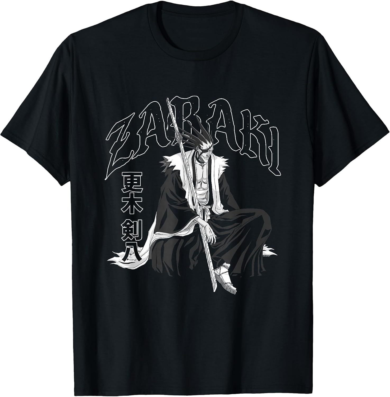 Zabaki Gothic Print Anime T-Shirt