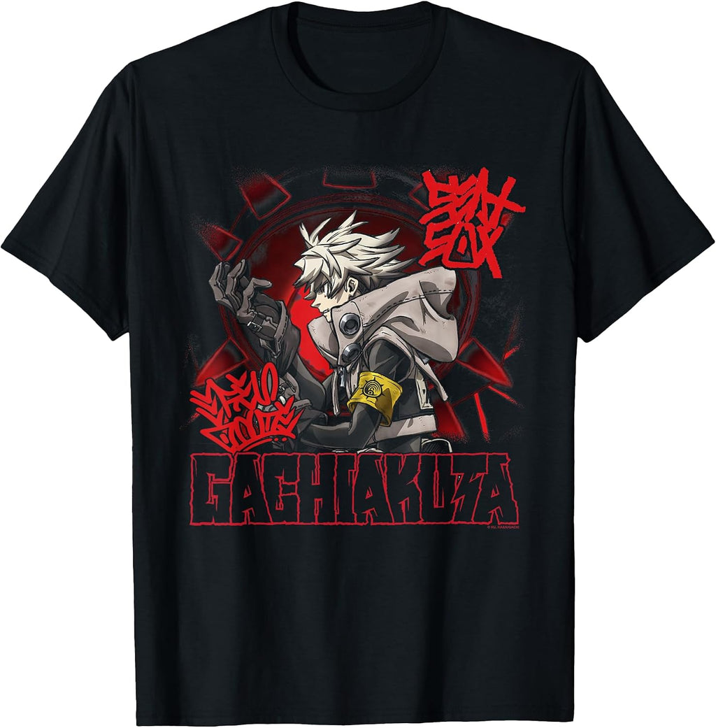 Rudo Graffiti with Eye Portrait and Logo Anime T-Shirt
