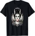 Gothic Monster Bride Bubblegum, Vintage Halloween Aesthetic T-Shirt