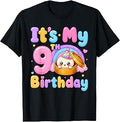 9th Birthday Girl Kawaii Dumpling Anime Birthday Party T-Shirt