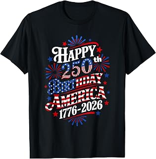 Happy 250Th Birthday America Men's T-Shirt