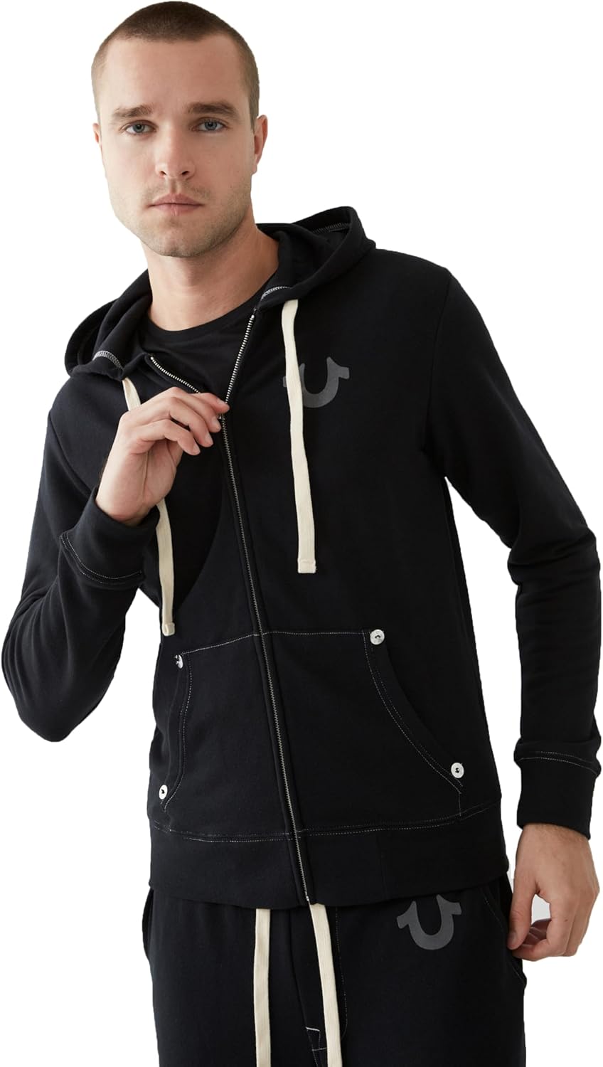 Men’s Buddha Logo Zip Hoodie – Hoodies for Men, Men’s Fashion Hoodies & Sweatshirts
