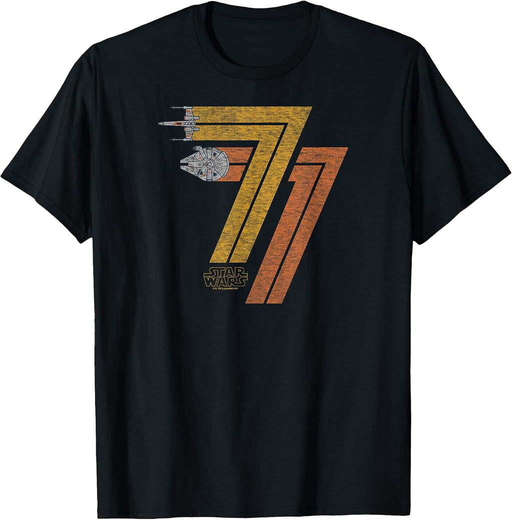 1977 Millennium Falcon Retro Design T-Shirt