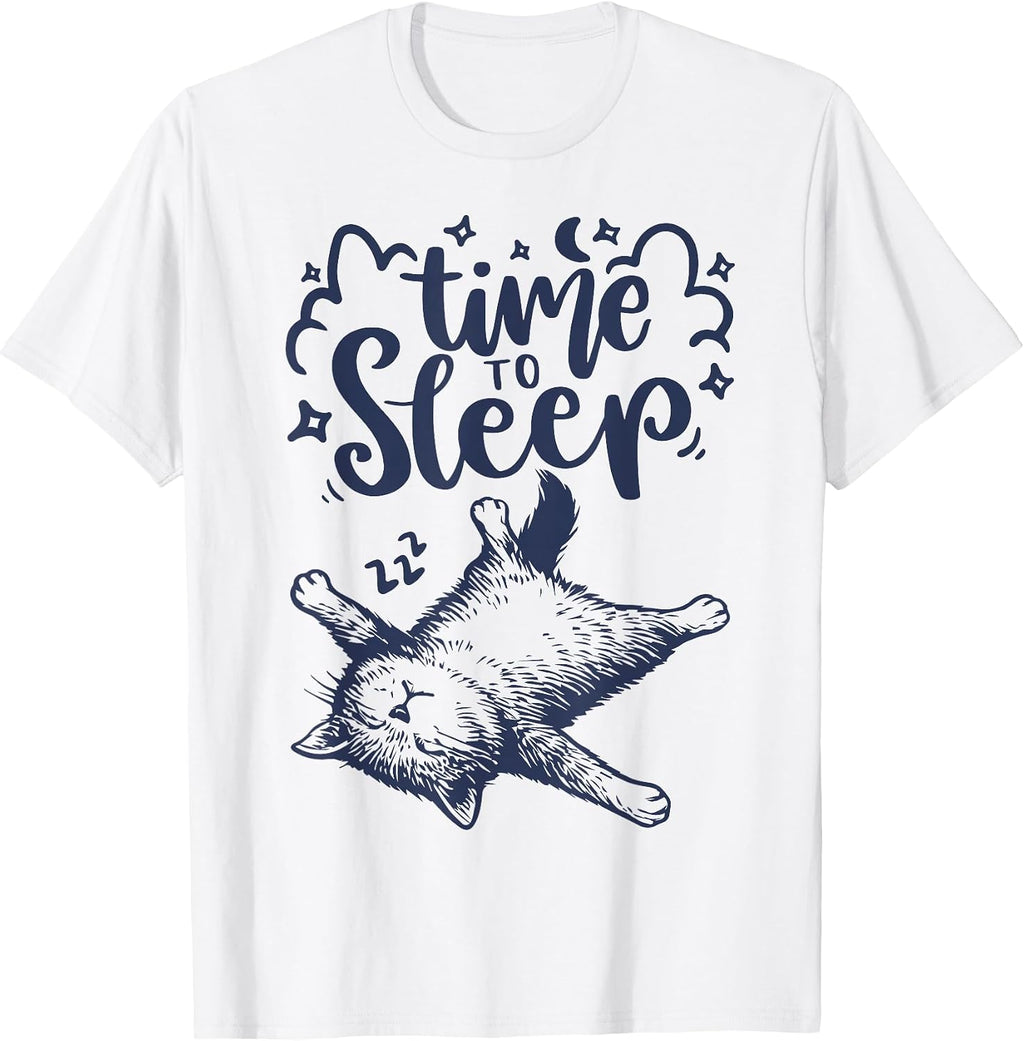 Cozy Cat Nap Life Sleepy Kitty Dream Vibes Apparel
