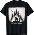 Viking Dragon Boat See You in Valhalla Nordic Mythology T-Shirt