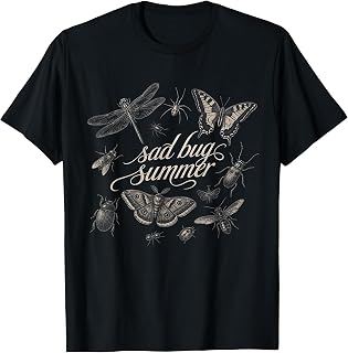 Sad Bug Summer Insects Lover T-Shirt