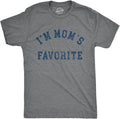 Mens Im Moms Favorite T Shirt Funny Family Sibling Children Joke Tee for Guys