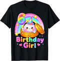 6th Birthday Girl Dumpling Kawaii Pastel Anime 6 Year Old T-Shirt