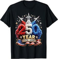 Kids 4th of July 250 Year Patriotic Red, White USA 250th T-Shirt