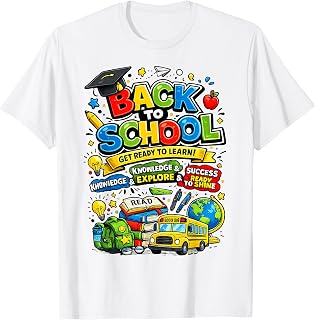 Back to School Supplies First Day of School Student Teacher T-Shirt