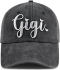 Gigi Hat for Women Grandma, Funny Adjustable Cotton Embroidered Best Grandmother Baseball Cap