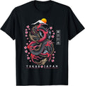 Japanese Aesthetic Dragon Tokyo Japan Manga Anime Asian 80’s T-Shirt
