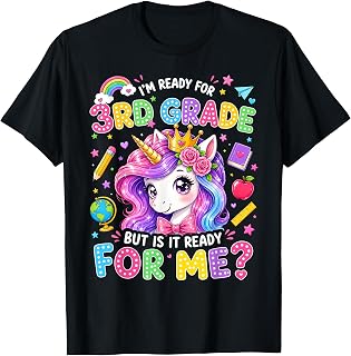 3rd Grade for Girls Back to School First Day of Third Grade T-Shirt