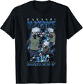 Shippuden Retro Kakashi Lightning Poses Anime T-Shirt