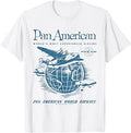 World Airways Around the Globe Vintage Advertisement T-Shirt