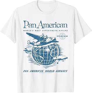 World Airways Around the Globe Vintage Advertisement T-Shirt