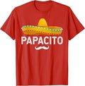 Papacito Funny Mexican Daddy Cinco de Mayo Father T-Shirt
