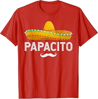 Papacito Funny Mexican Daddy Cinco de Mayo Father T-Shirt