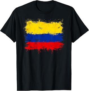 Colombia Flag Colombian Pride Roots T-Shirt