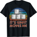 Vintage WASD PC Gamer T-Shirt - Classic Fit, Short Sleeve, Black - Gift for Men & Boys