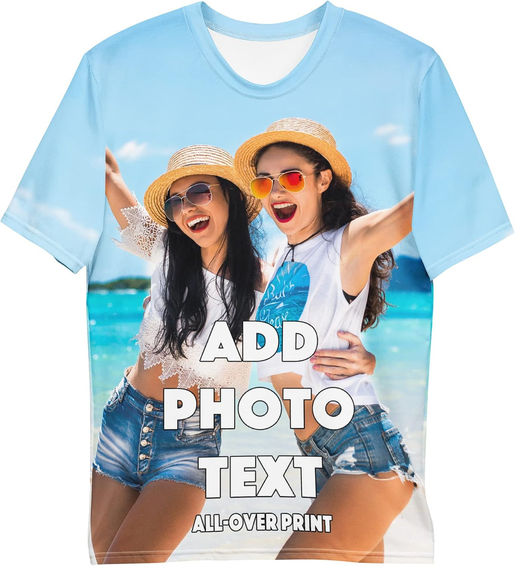 Custom T-Shirts, Cooling Fabric & Moisture Wicking for Unisex Adult丨Youth, Add Personalized Text · Photo · Logo