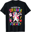 I'm Ready for First 1st Grade Back to School Dabbing Unicorn T-Shirt