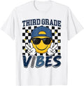 Retro Third Grade Vibes Back to School 3rd Grade Boys Kids T-Shirt