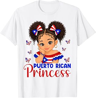Cute Puerto Rican Princess Puerto Rico Hispanic Heritage T-Shirt