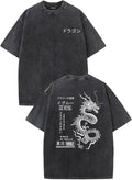 Mens Graphic Tees Vintage Oversized T-Shirts Casual Acid Wash Cotton Streetwear (S-2XL)
