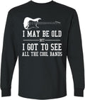 Vintage Rock Music Long Sleeve T-Shirt Funny Retro Concert Fan Gift Tee for Classic Bands Men Women