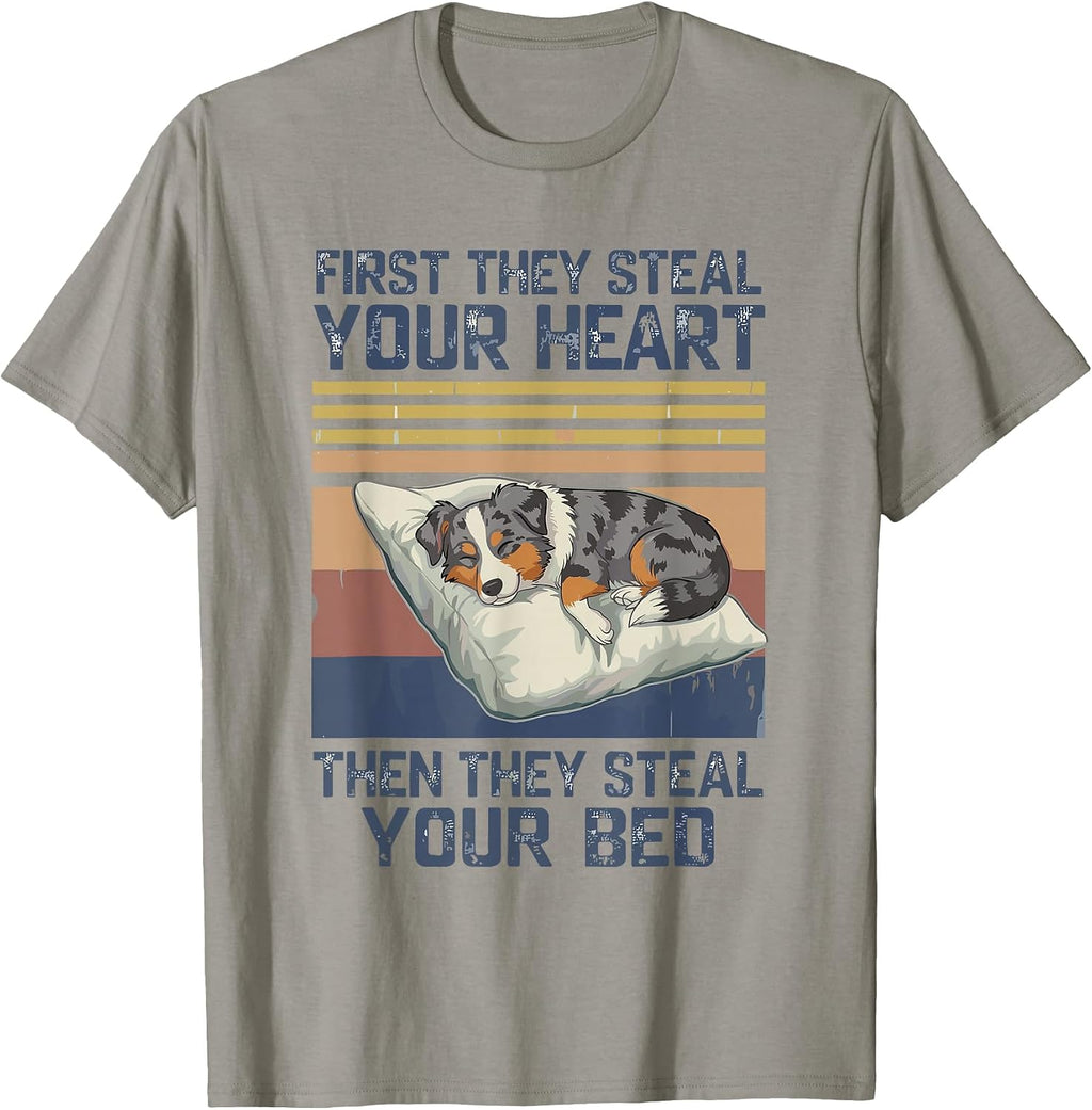 Funny Australian Shepherd Pet Lovers Dog Owner Men Women T-Shirt