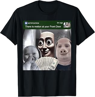 Motion at Your Front Door Tung Sahur John Pork Ai Baby Meme T-Shirt