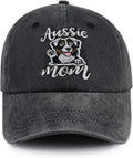 Yorkie Poodle Schnauzer Great Dane Golden Retriever Aussie Dog Mom Hats for Women, Funny Cotton Embroidered Baseball Cap